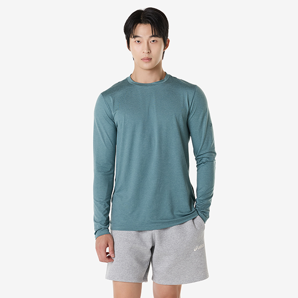 리파인드 텍스쳐 롱슬리브 탑